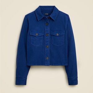 J.Crew 2024 Cargo cropped shirt-jacket in chino 10